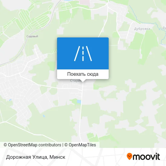 Карта Дорожная Улица