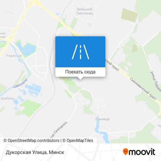 Карта Дукорская Улица