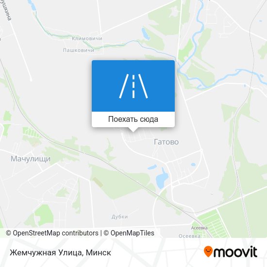 Карта Жемчужная Улица
