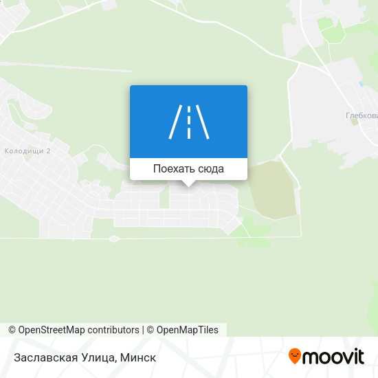 Карта Заславская Улица
