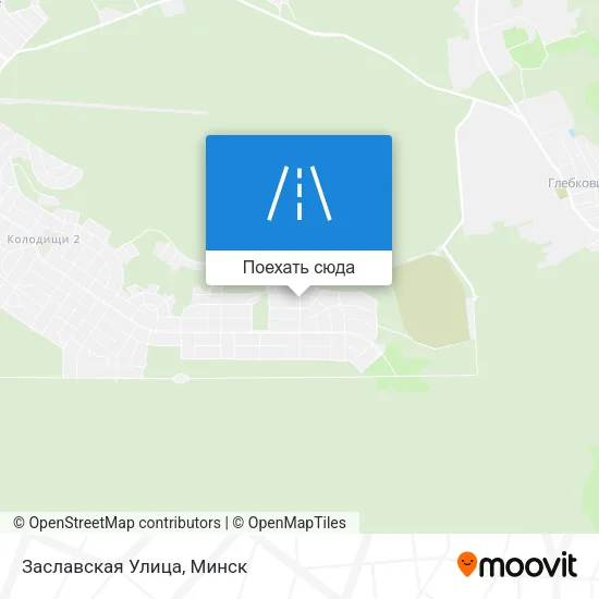 Карта Заславская Улица