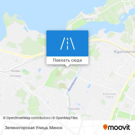 Карта Зеленогорская Улица