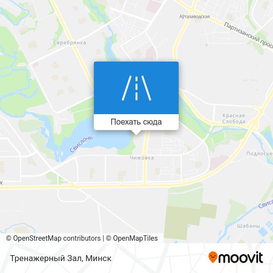 Карта Тренажерный Зал