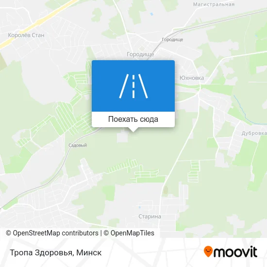 Карта Тропа Здоровья