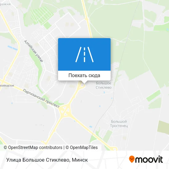 Карта Улица Большое Стиклево