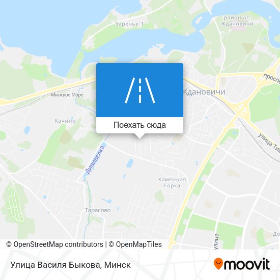 Карта Улица Василя Быкова