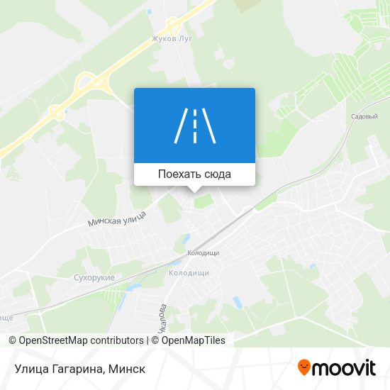Карта Улица Гагарина