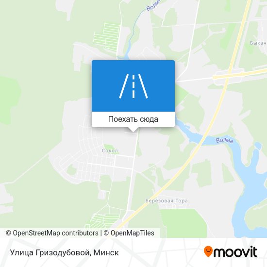 Карта Улица Гризодубовой