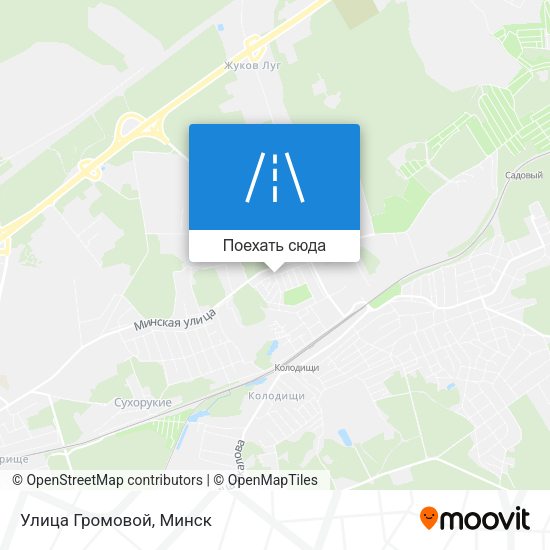 Карта Улица Громовой