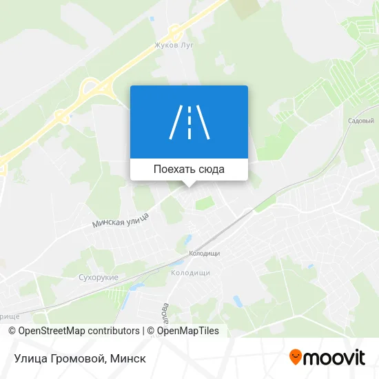 Карта Улица Громовой