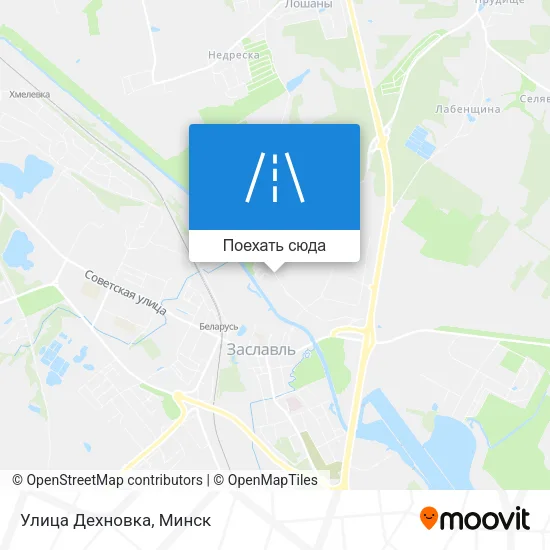 Карта Улица Дехновка