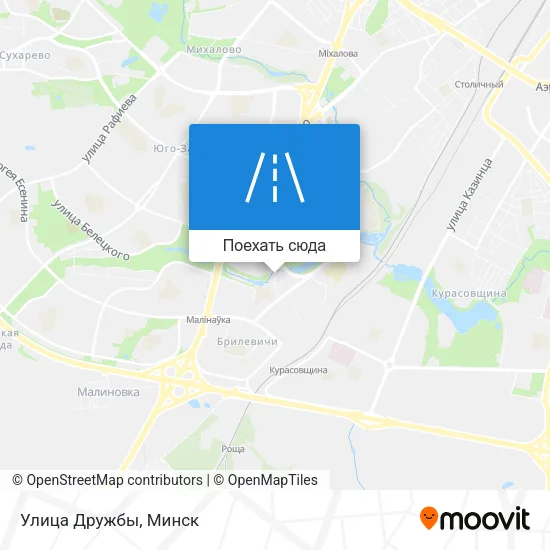 Карта Улица Дружбы