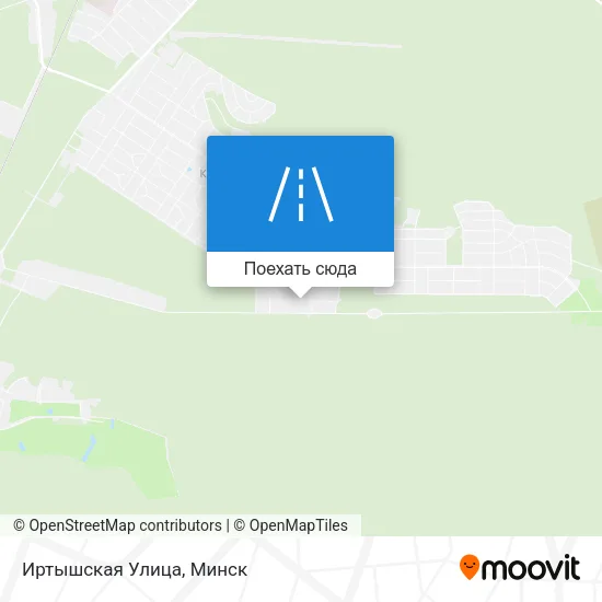 Карта Иртышская Улица