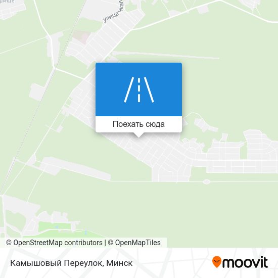 Карта Камышовый Переулок