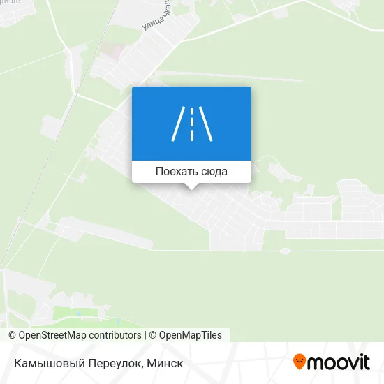 Карта Камышовый Переулок