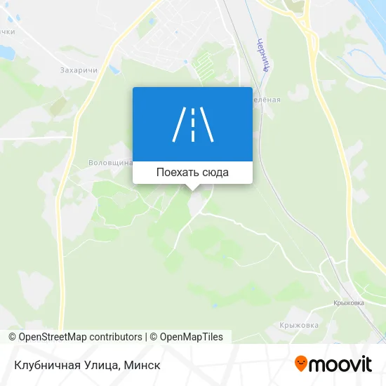 Карта Клубничная Улица