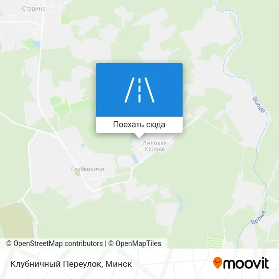 Карта Клубничный Переулок