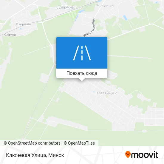 Карта Ключевая Улица