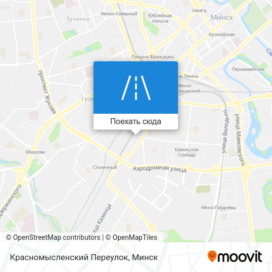 Карта Красномысленский Переулок