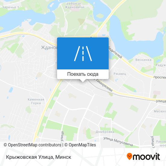 Карта Крыжовская Улица