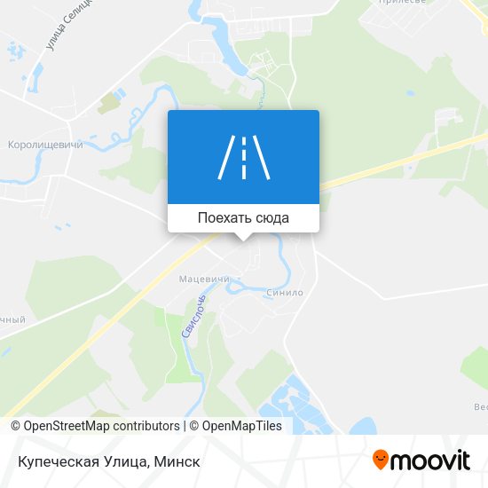 Карта Купеческая Улица