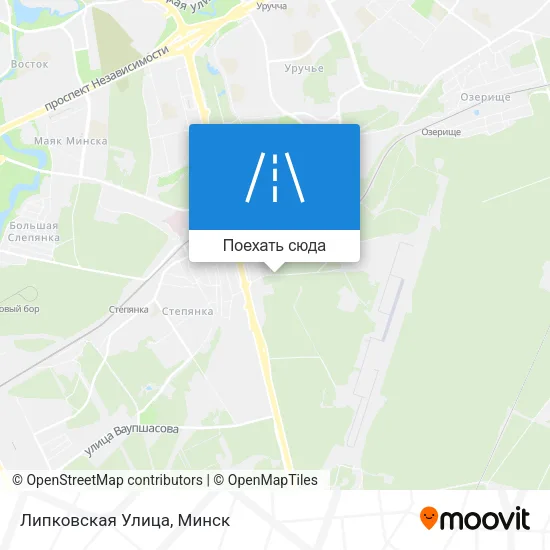 Карта Липковская Улица