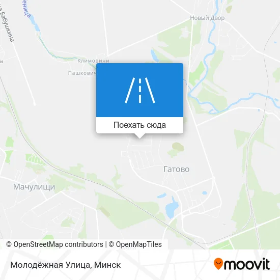 Карта Молодёжная Улица