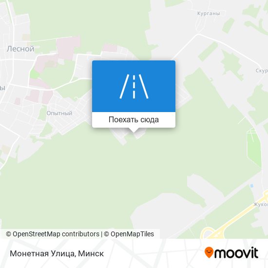 Карта Монетная Улица