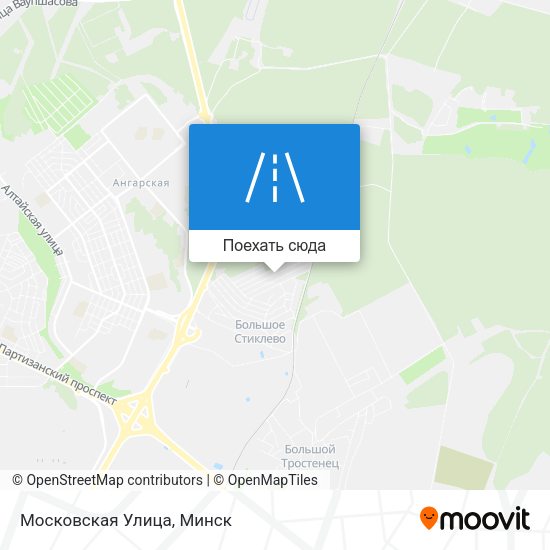 Карта Московская Улица