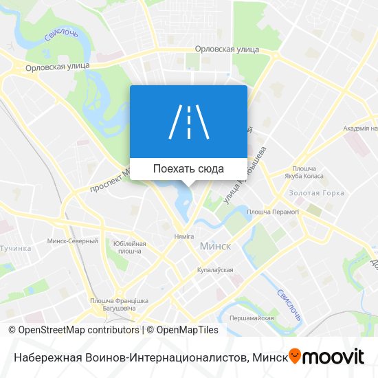 Карта Набережная Воинов-Интернационалистов