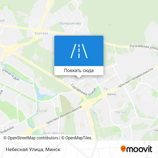 Карта Небесная Улица