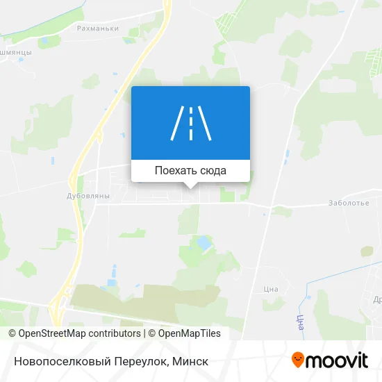 Карта Новопоселковый Переулок
