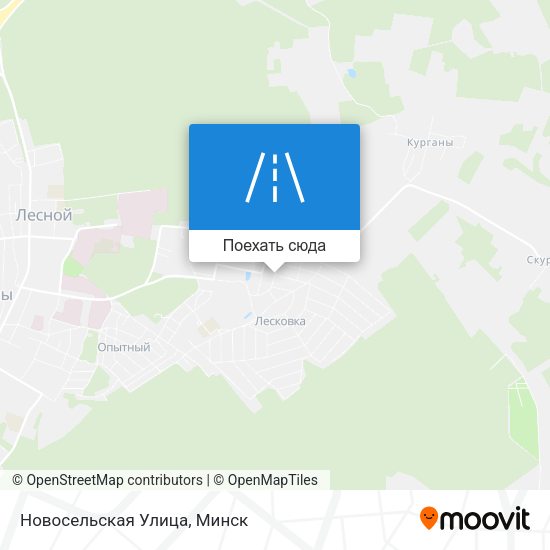 Карта Новосельская Улица