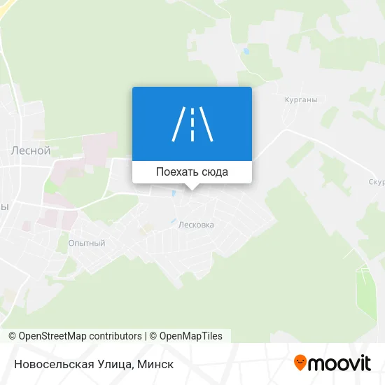 Карта Новосельская Улица