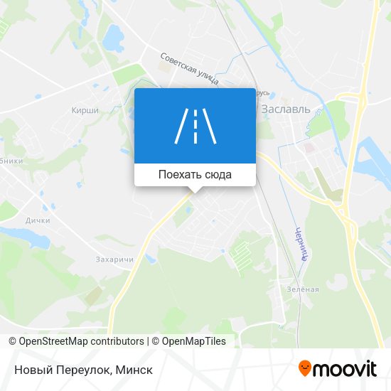 Карта Новый Переулок