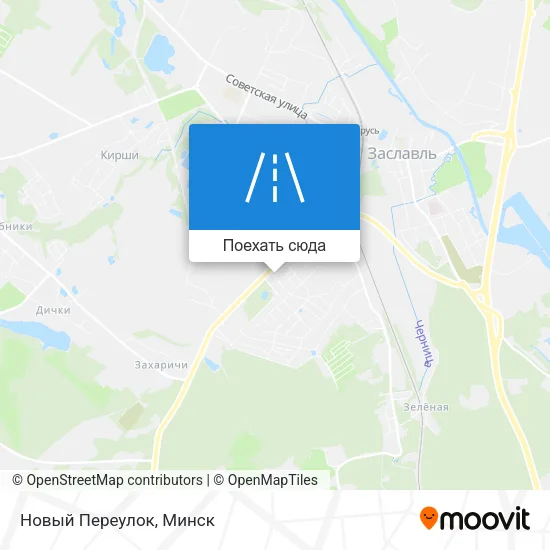 Карта Новый Переулок