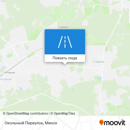 Карта Окольный Переулок