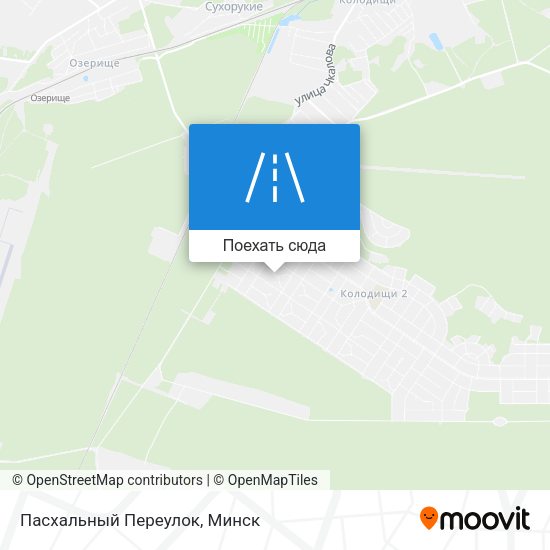 Карта Пасхальный Переулок