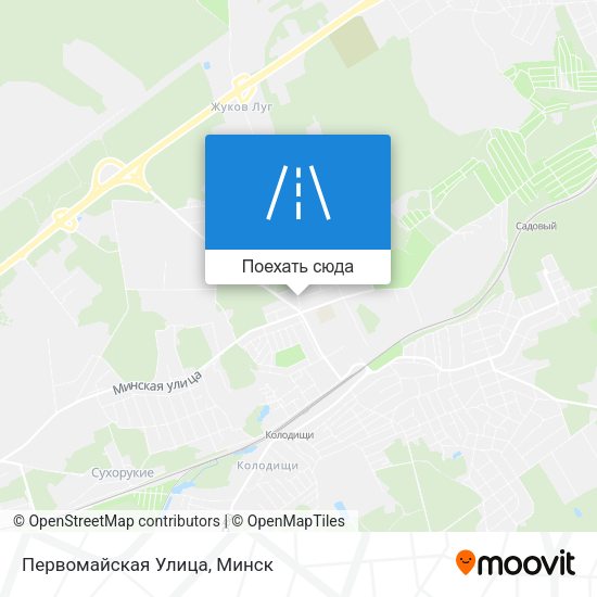 Карта Первомайская Улица