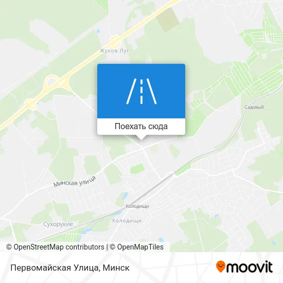 Карта Первомайская Улица