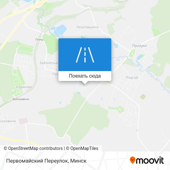 Карта Первомайский Переулок