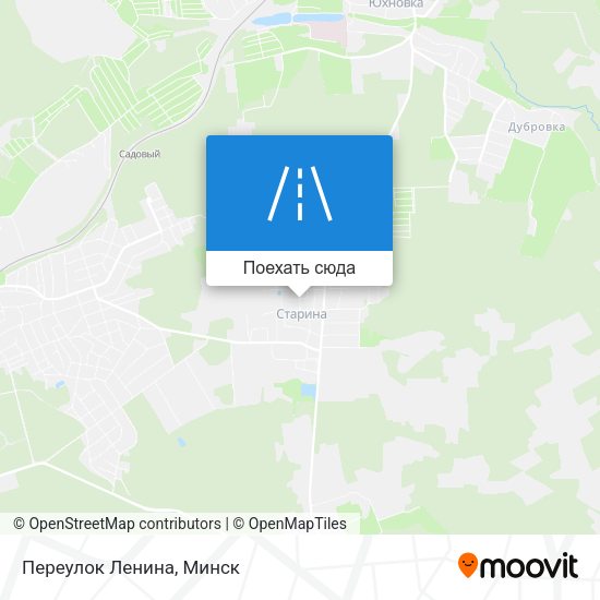 Карта Переулок Ленина