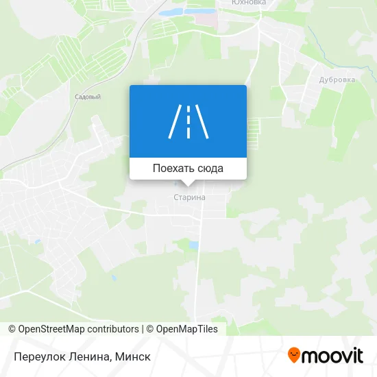 Карта Переулок Ленина