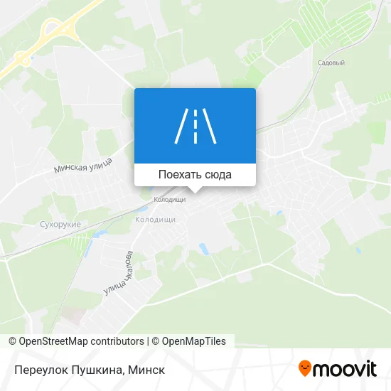 Карта Переулок Пушкина
