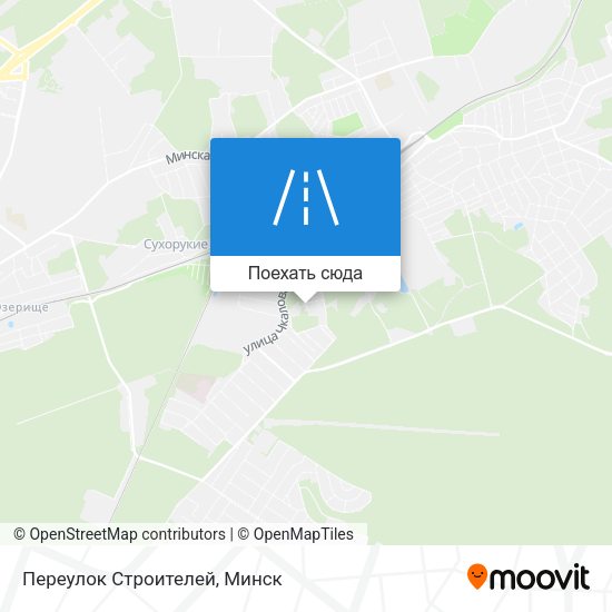 Карта Переулок Строителей