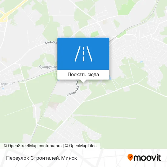 Карта Переулок Строителей