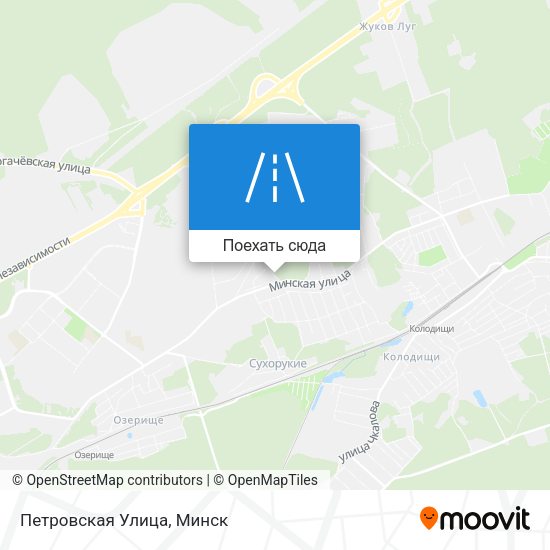 Карта Петровская Улица