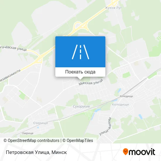 Карта Петровская Улица