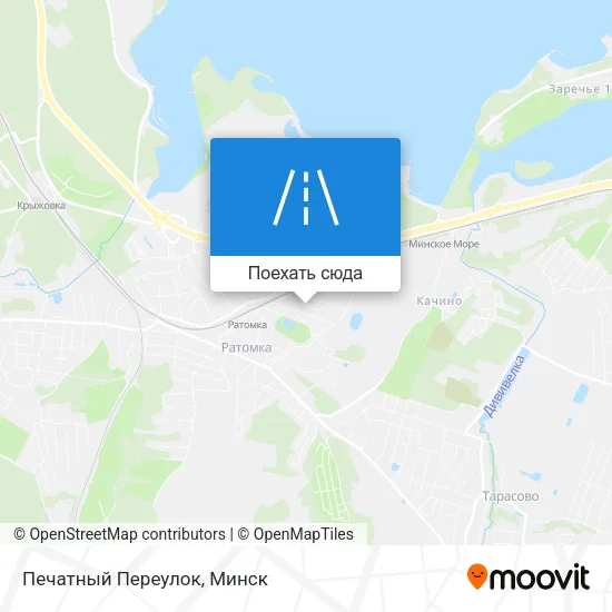 Карта Печатный Переулок