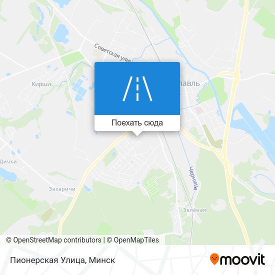 Карта Пионерская Улица